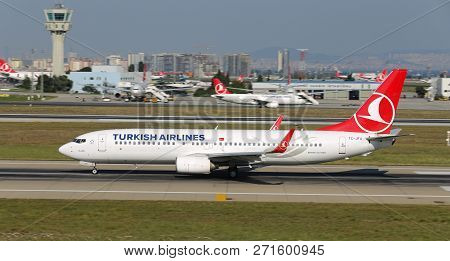 Airplane Takeoff From Airport