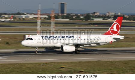 Airplane Takeoff From Airport