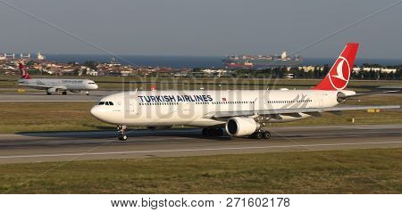 Airplane Takeoff From Airport