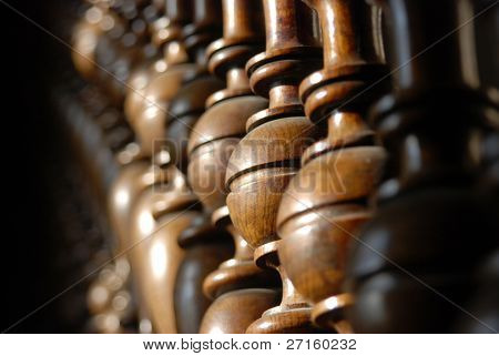 Scale di legno backround