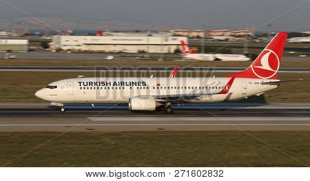 Airplane Takeoff From Airport