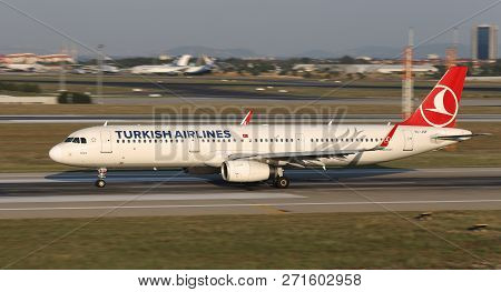 Airplane Takeoff From Airport