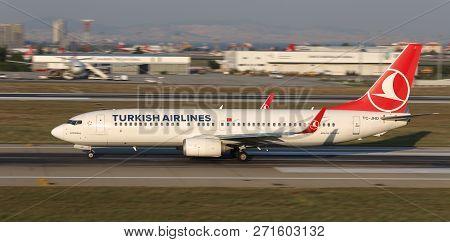 Airplane Takeoff From Airport