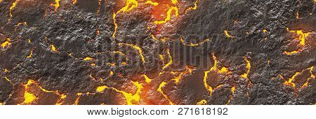 Destroy Molten- Nature Pattern. Abstract Lava Textured