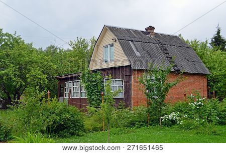 Old Country House, Offered For Sale, On An Overgrown Plot