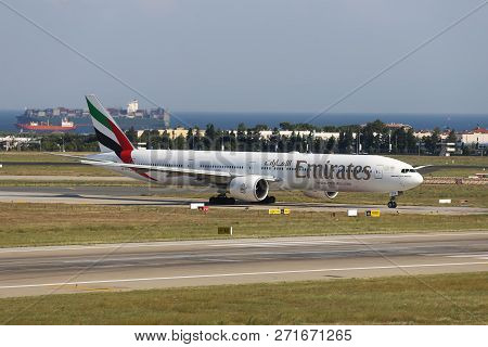 Airplane Takeoff From Airport