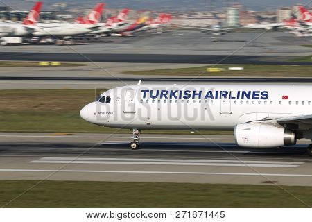 Airplane Takeoff From Airport
