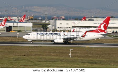 Airplane Takeoff From Airport