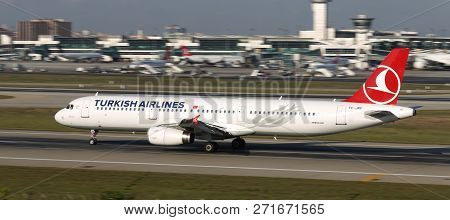 Airplane Takeoff From Airport