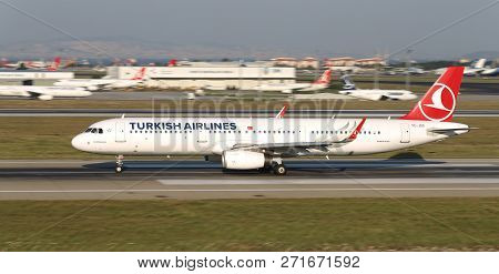 Airplane Takeoff From Airport