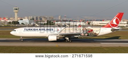 Airplane Takeoff From Airport
