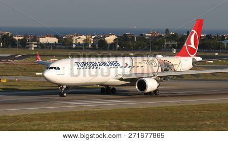 Airplane Takeoff From Airport