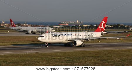 Airplane Takeoff From Airport