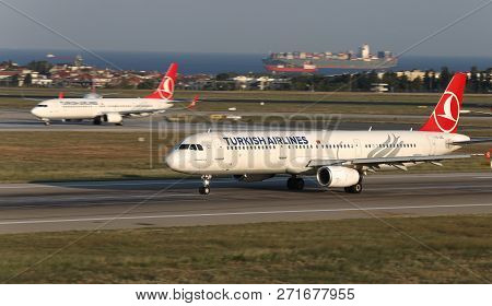 Airplane Takeoff From Airport