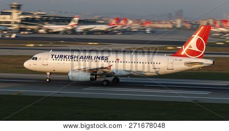 Airplane Takeoff From Airport