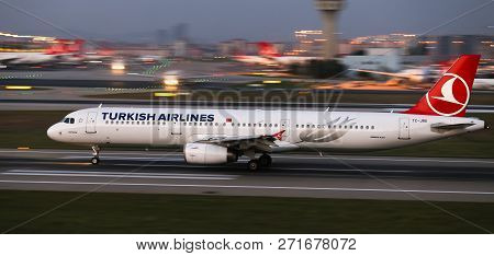 Airplane Takeoff From Airport