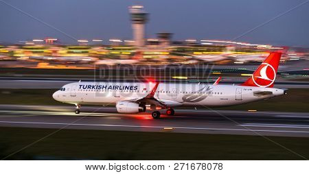 Airplane Takeoff From Airport