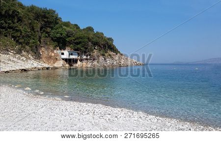 Manastir Beach, Saranda, Albanian Riviera, Beautiful Seascape