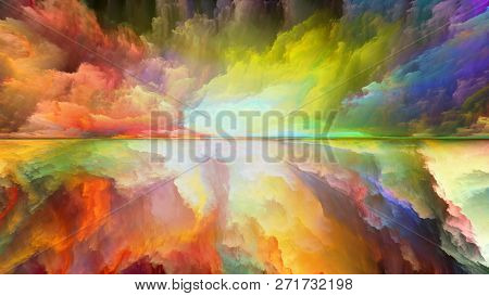 Lights Of Abstract Landscape