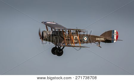 Bristol F2 .b In Flight