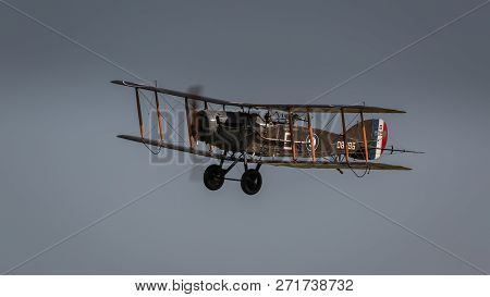 Bristol F2 .b In Flight