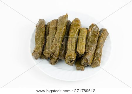 Traditional Delicious Turkish Foods; Stuffed Leaves (yaprak Sarmasi)