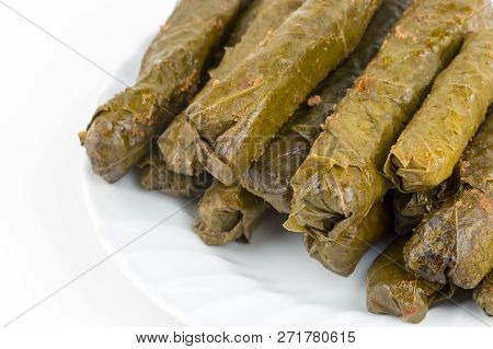 Traditional Delicious Turkish Foods; Stuffed Leaves (yaprak Sarmasi)