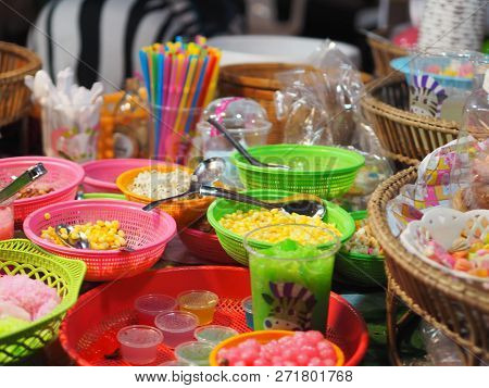 Close Up Sweets Dessert Sweetmeat Blancmange Delicious