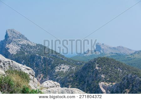 Mallorca, Spain. View Of Cape Formentor (cap De Formentor)