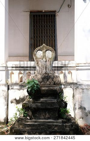Sema Is Boundary Marker Of A Temple. All Temple In Thailand Must Have Sema To Specify The Temple