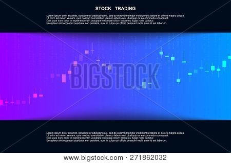 Candle Stick Graph Chart In Financial Market , Forex Trading Graphic Concept.stock Exchange Market,