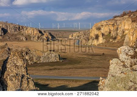 Geological Reservation Cheile Dobrogei Located In Constanta County Romania