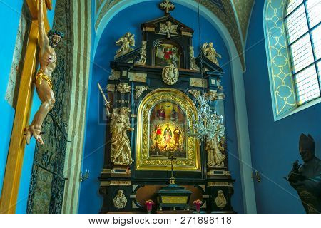 Interior Of Cathedral In Poznan, Poland