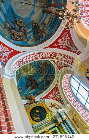 Interior Of Cathedral In Poznan, Poland