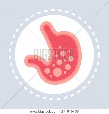 Anatomical Human Digestive System Icon Healthcare Medical Service Logo Medicine And Health Symbol Co
