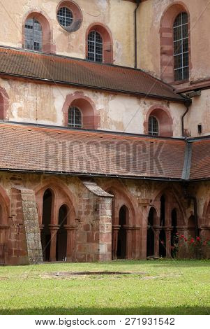 BRONNBACH, GERMANY - JULY 07, 2018: Cistercian Monastery of Bronbach in Reicholzheim near Wertheim, Germany