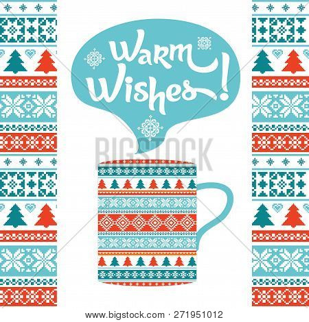 Warm Wishes Winter Background