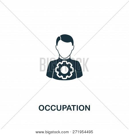 Occupation Icon. Premium Style Design From Teamwork Icon Collection. Ui And Ux. Pixel Perfect Occupa