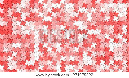 Render of 3D Geometric Abstract Background