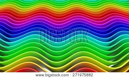 Render of 3D Geometric Abstract Background