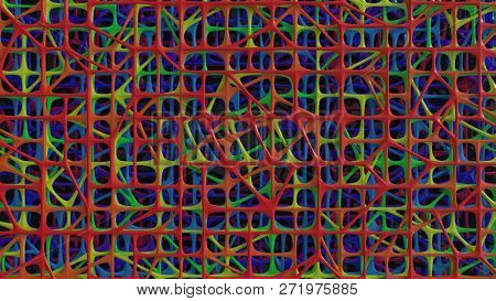 Render of 3D Abstract Chaotic Elements