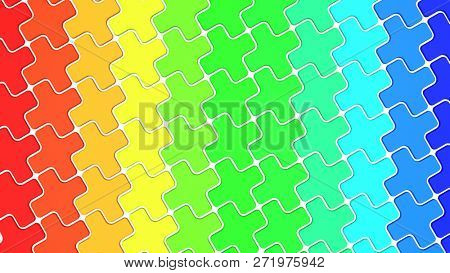 Render of 3D Geometric Abstract Background