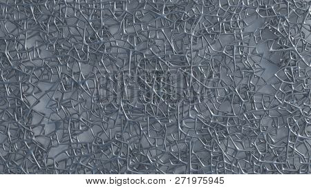 Render of 3D Abstract Chaotic Elements