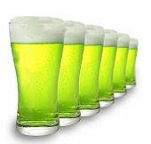 Cerveja verde para o dia de São Patrício
