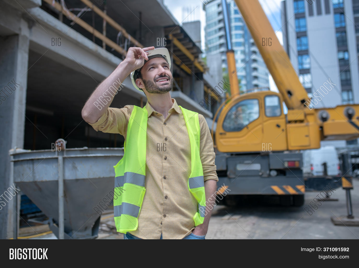 Building Worker Helmet Image & Photo (Free Trial) Bigstock