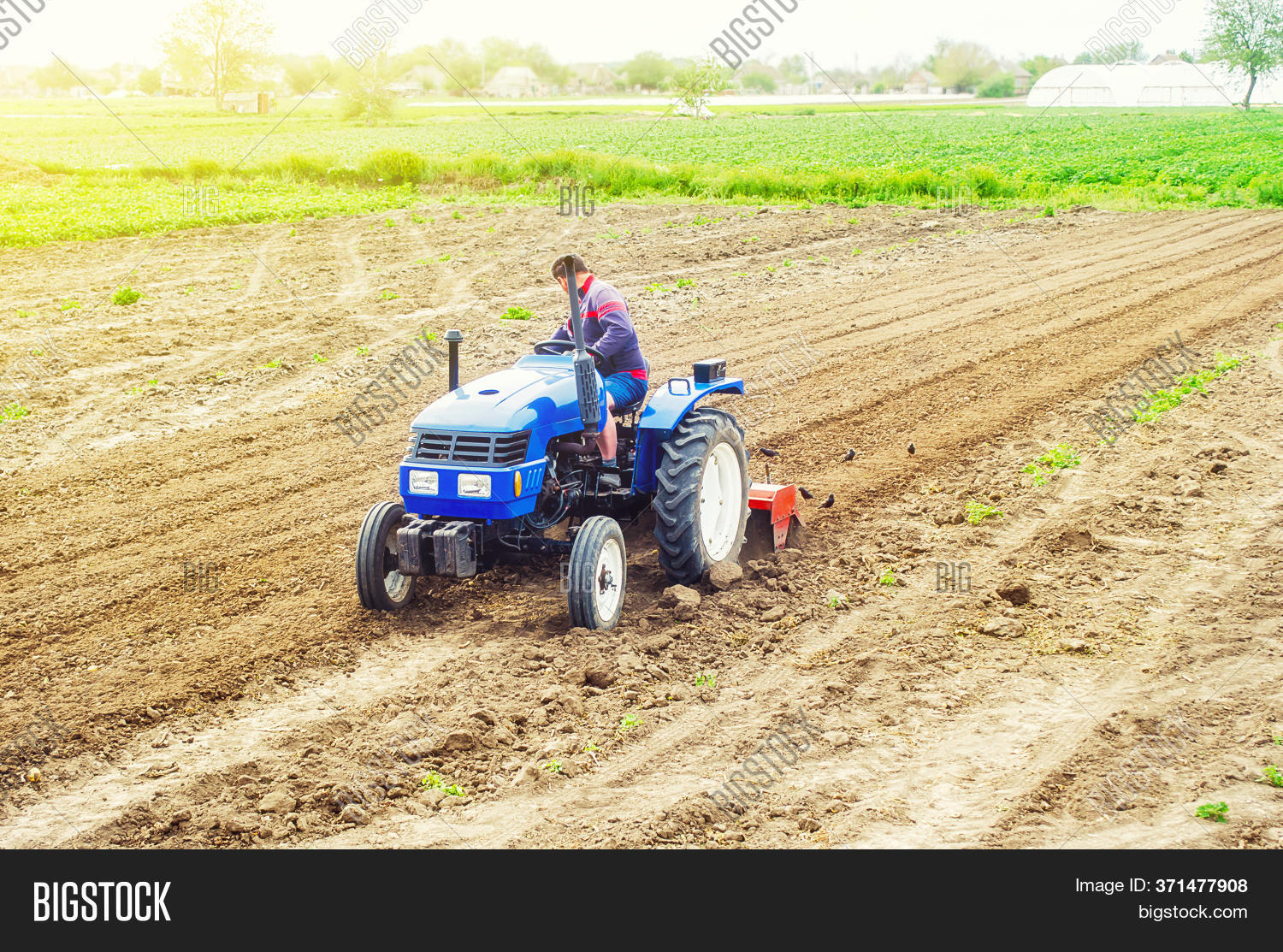 Farmer On Tractor Image Photo Free Trial Bigstock farmer on tractor image photo free
