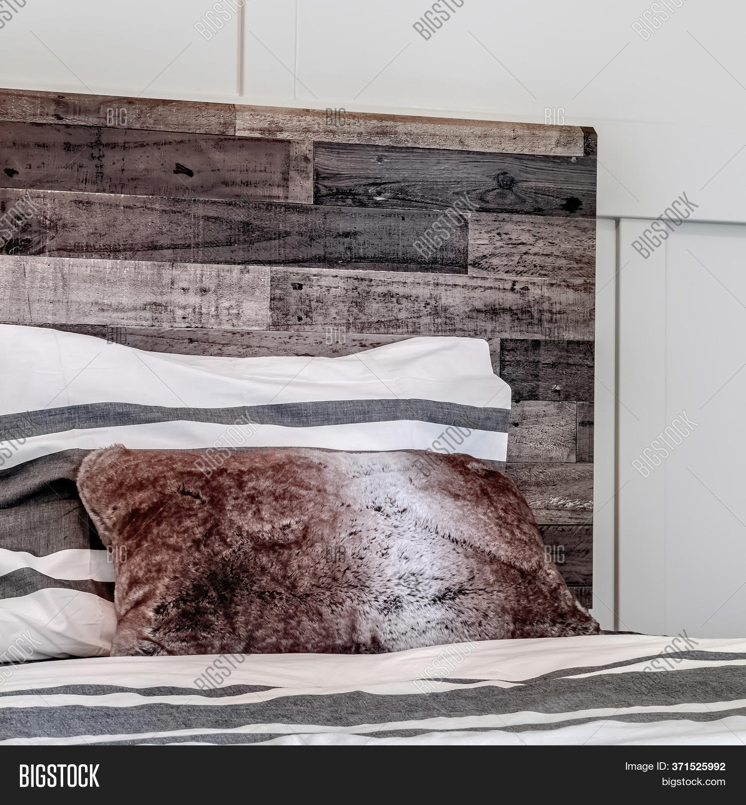 Square Bed Pillows Image & Photo (Free Trial) Bigstock