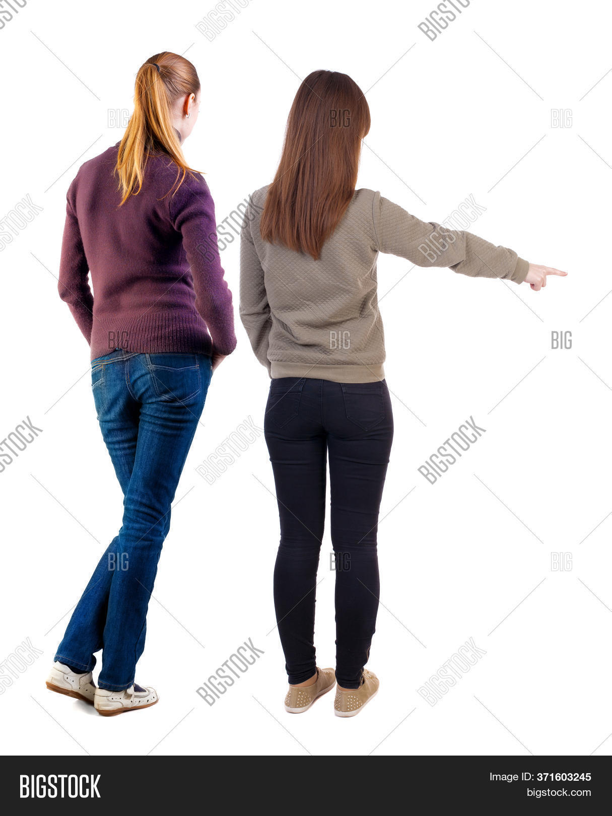 Back View Two 이미지 및 사진(무료 체험) | Bigstock