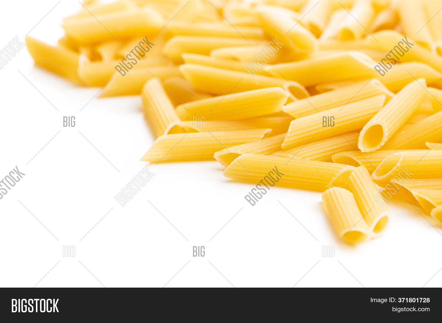 Uncooked Penne Pasta. Image & Photo (Free Trial) Bigstock