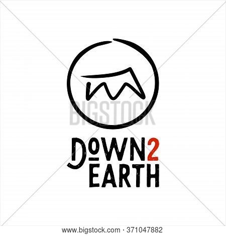 Simple Line Falling Crown And Quote Best For Printing Sticker, Logo Template Or T Shirt Design Eleme